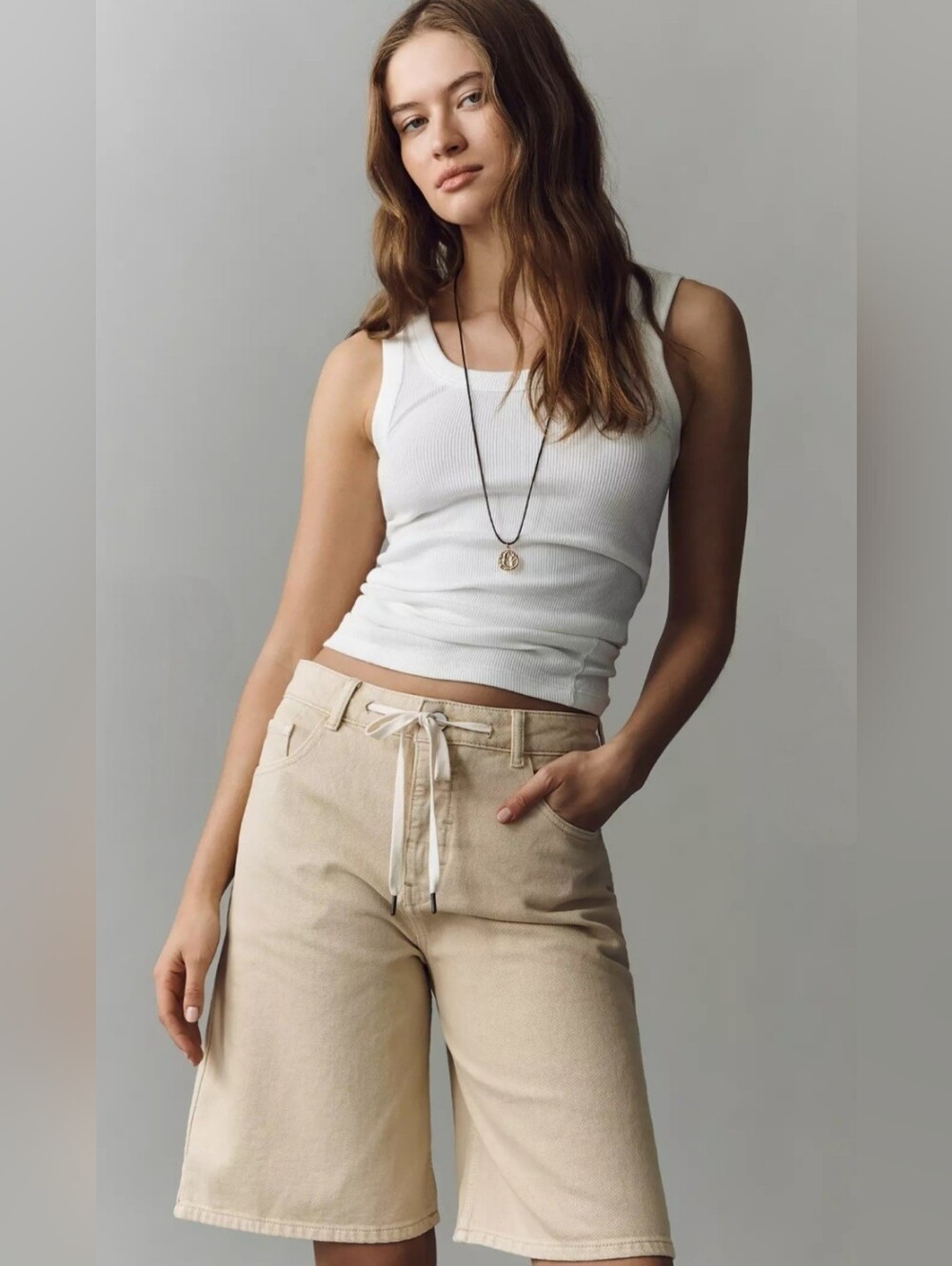 Pilcro Classic Bermuda Shorts Size 25